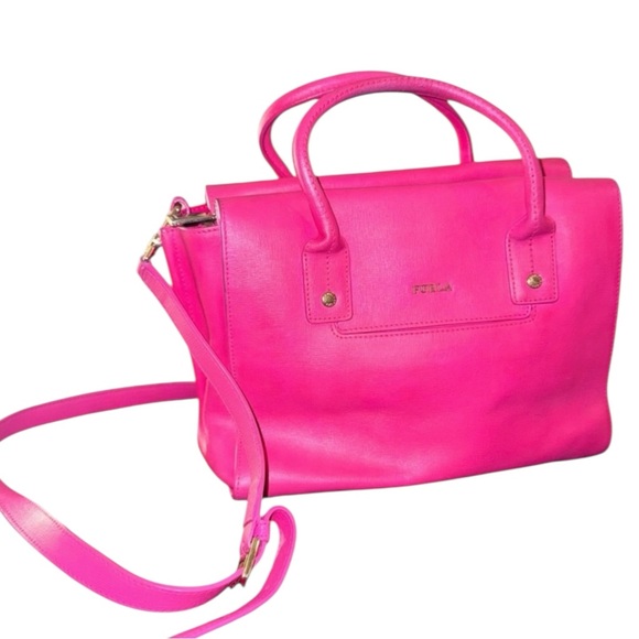 Furla Hot Pink Linda Carryall Bag - Picture 6 of 13